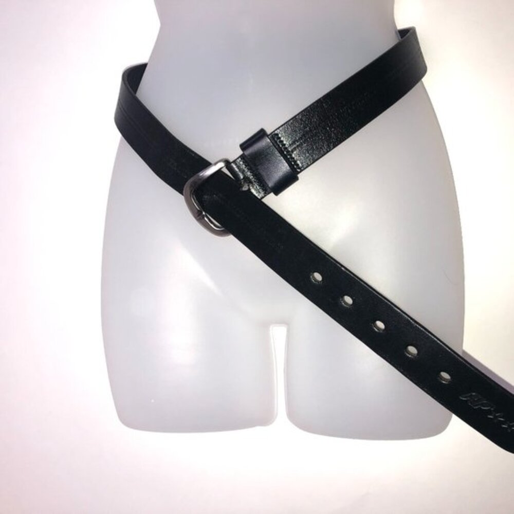 AF Three Stars San Marcos Black Leather Bikercore‎ Belt Men's